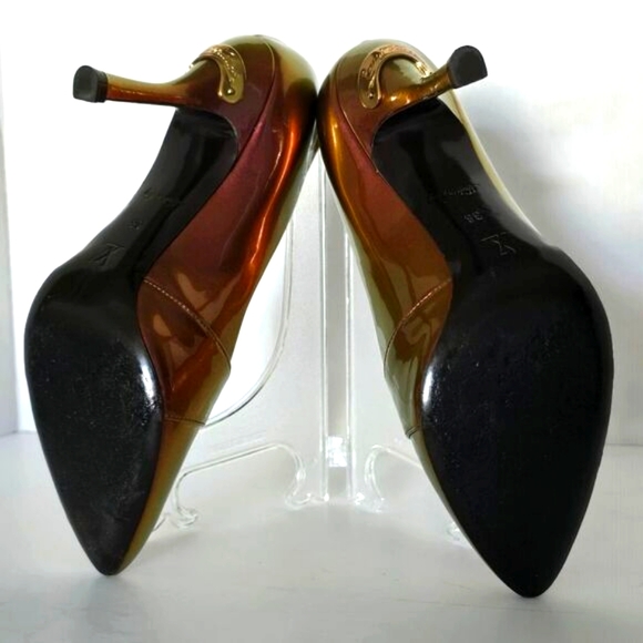 Louis Vuitton Prismatic Limited Edition Patent Leather Heels Size 36/6 - Picture 13 of 16